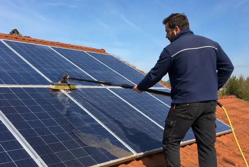 Nettoyage et entretien de panneaux solaires à Brizon