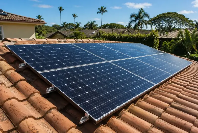 Installation de panneaux solaires à Brizon